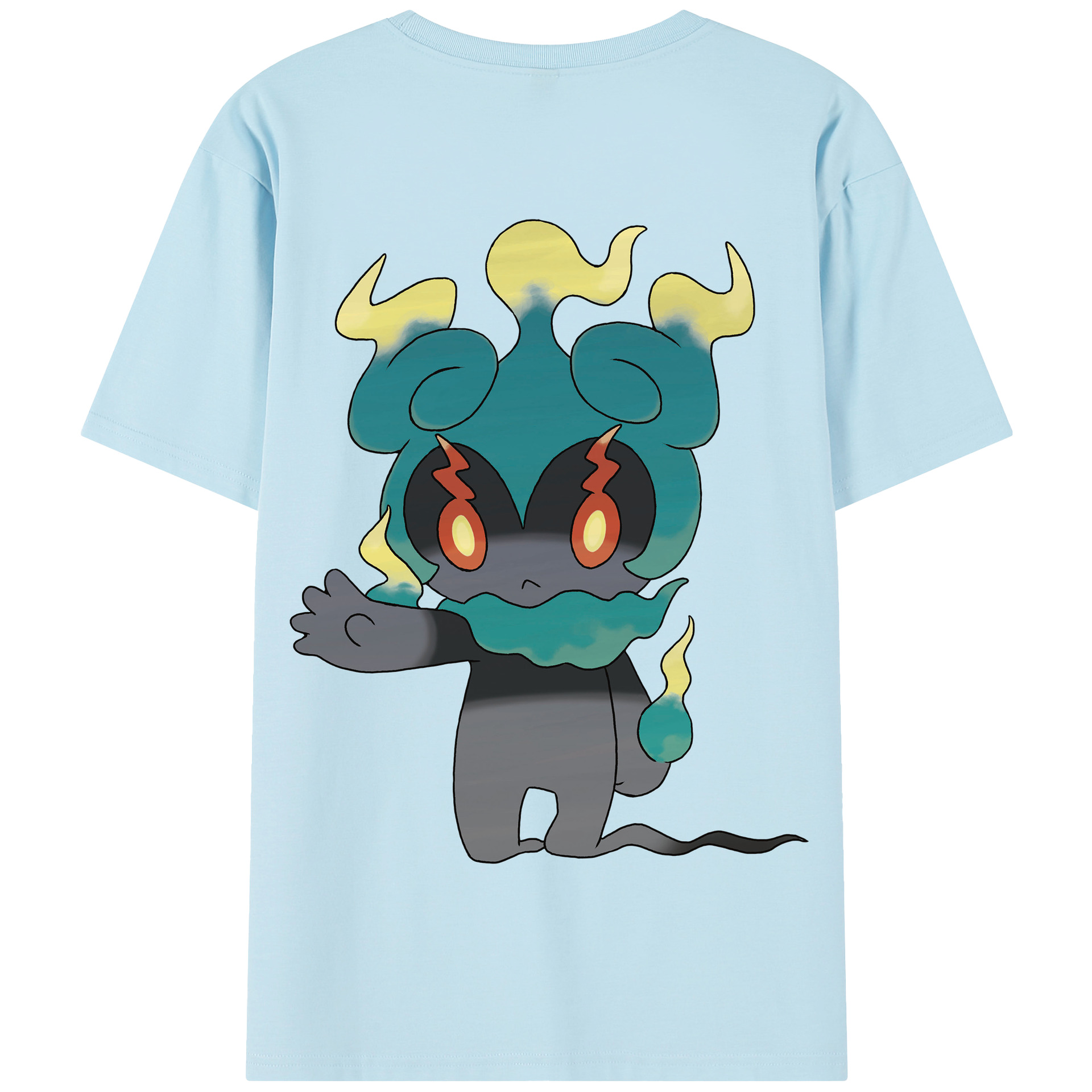 （画像用） ポケットモンスター Pokémon 綿100％半袖Tシャツ（背面プリント）
